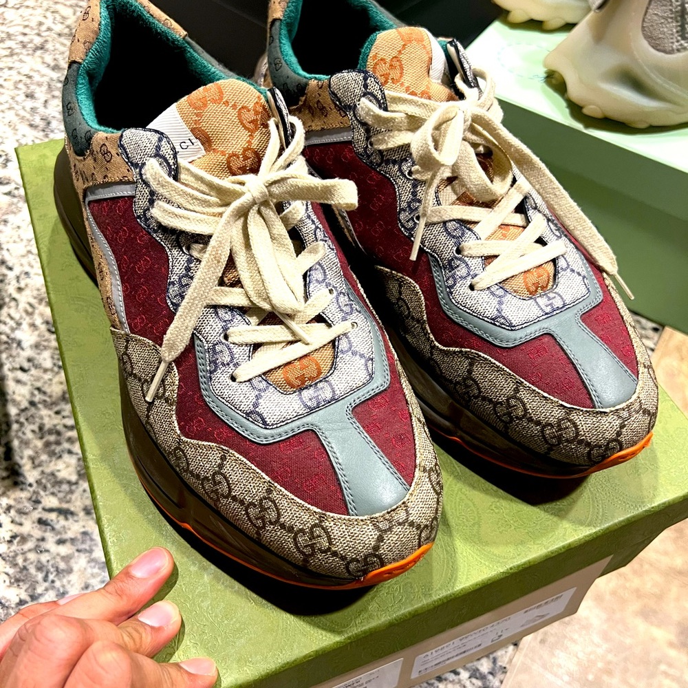 Gucci Burgundy/Brown Rython Runners